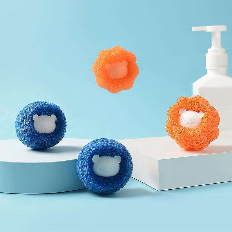 2 Piece Washing Machine Reusable Hair Catcher / Cleaning Balls