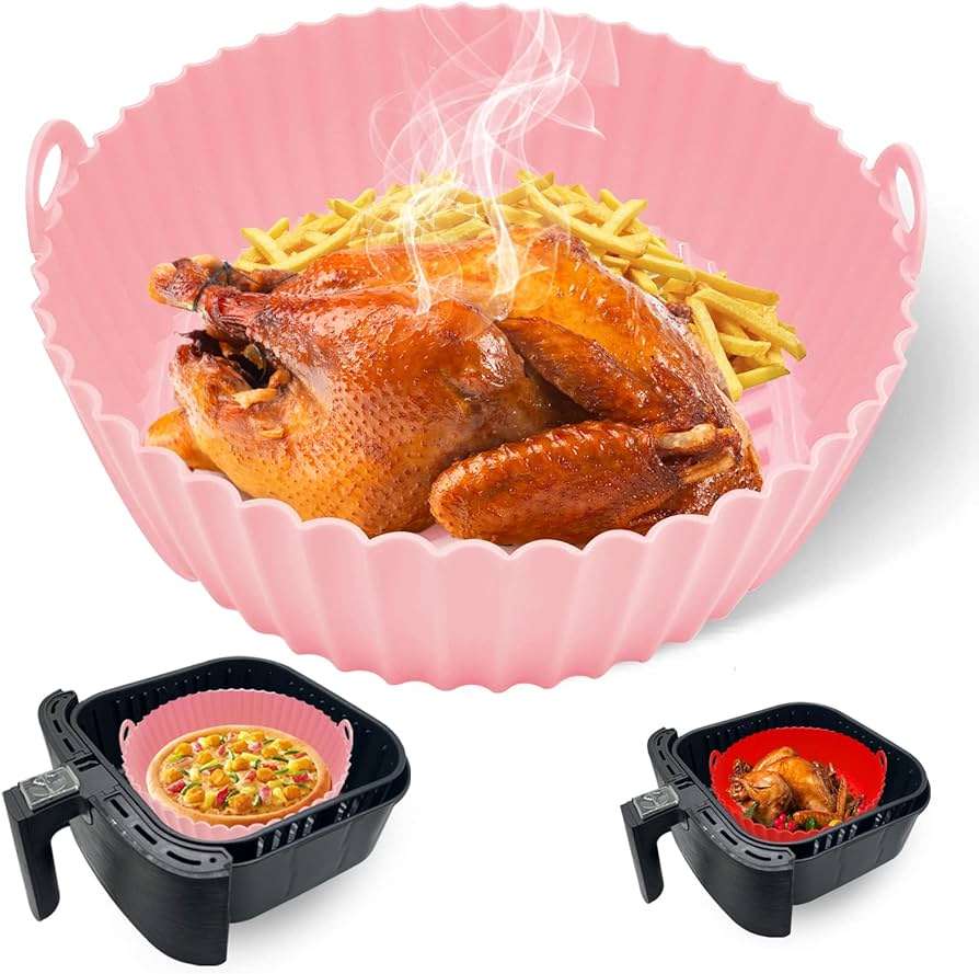 BLACK FRIDAY SALE - Non-Stick Reusable Silicone Air Fryer Liner Mat