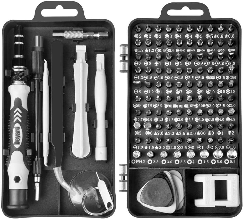 115-in-1 Ultimate Magnetic Precision Screwdriver Bits & Mini Tool Kit Set
