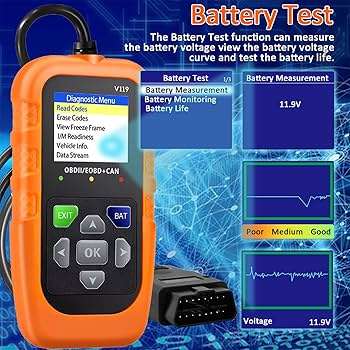 OBD II Car Fault Detector Code Reader OBD2 Scanner Diagnostic Tool V119