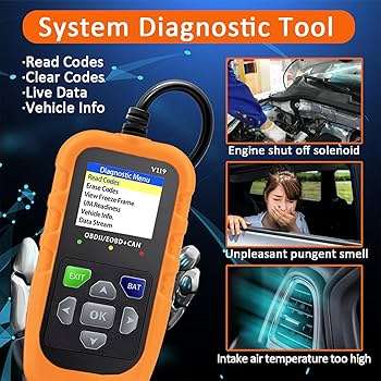 OBD II Car Fault Detector Code Reader OBD2 Scanner Diagnostic Tool V119