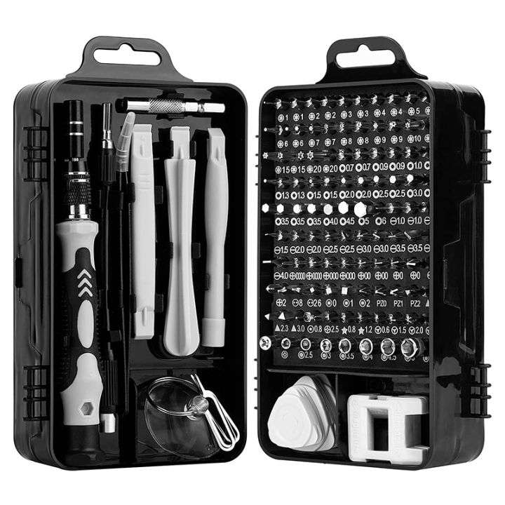 115-in-1 Ultimate Magnetic Precision Screwdriver Bits & Mini Tool Kit Set