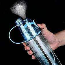 2-in-1 Water Bottle: Drink & Mist Spray