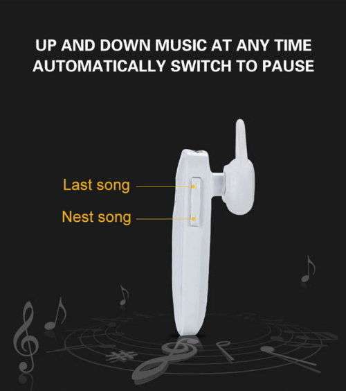 Bluetooth Wireless Stereo Headset Handsfree Earphone (1 Piece)