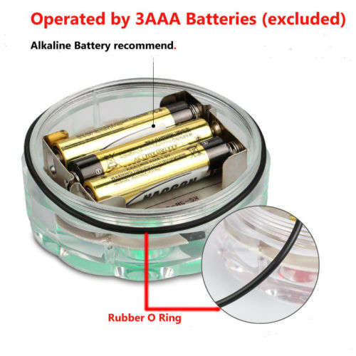 Underwater Submersible Waterproof 10 Led Light with Remote for Swimming Pool / Jacuzzi Etc