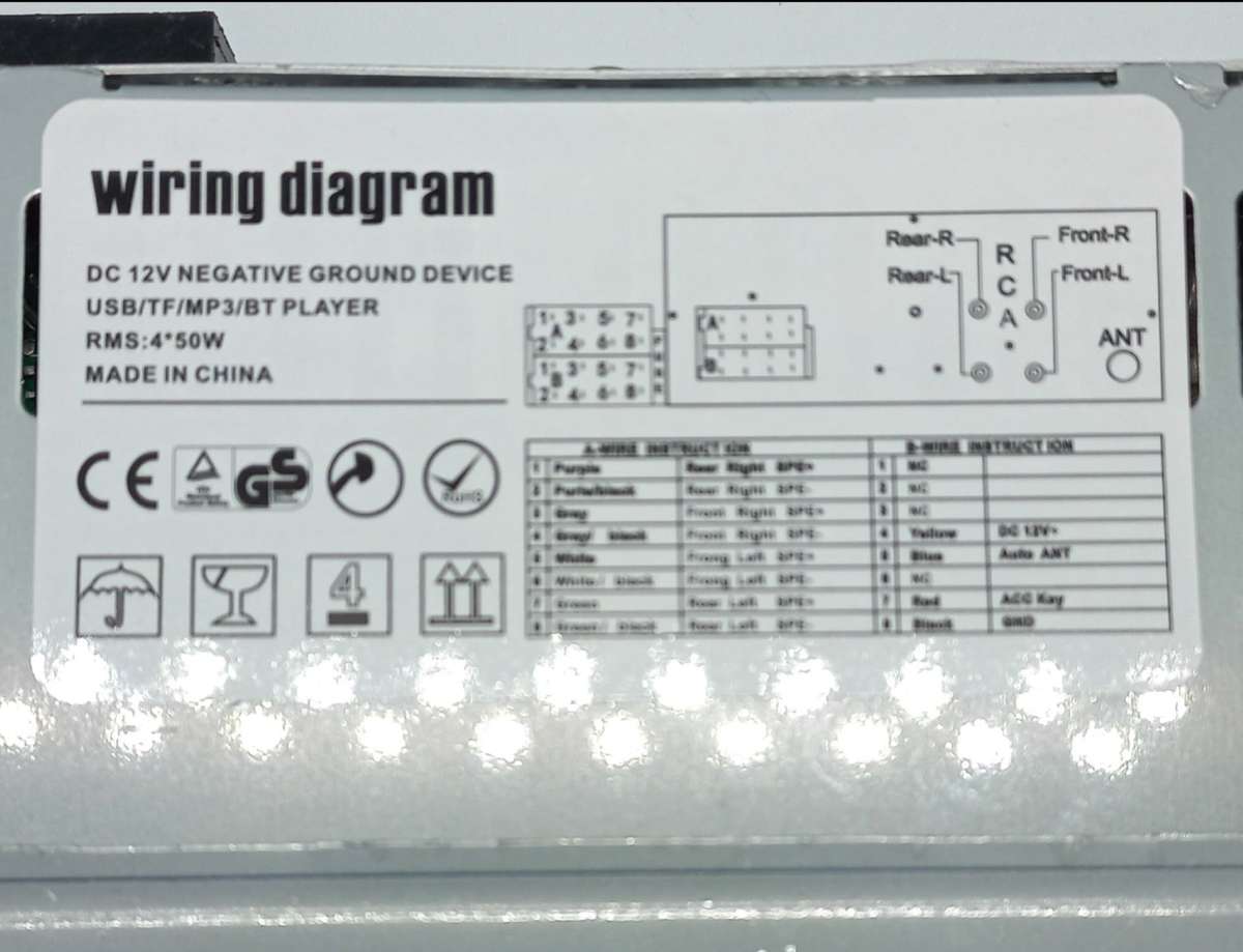 Bluetooth Car Radio Audio MP3 Player