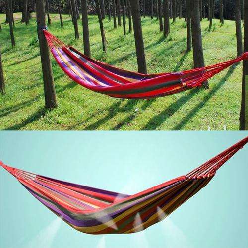 Camping Hammock - Green / blue