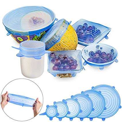 Silicone Stretch Lids 6 Pack