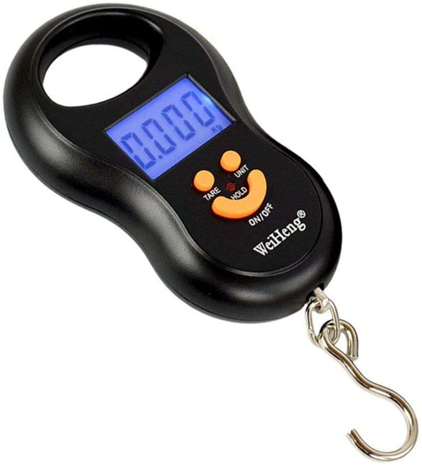 Portable 50kg Electronic Multi-Purpose Luggage Weighing Scale with Batteries