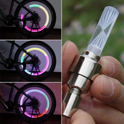 Wheel Glow Lights - for Car/Motorbike/Bicycle - Set of 2 lights