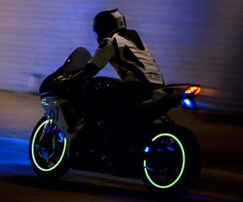 Wheel Glow Lights - for Car/Motorbike/Bicycle - Set of 2 lights