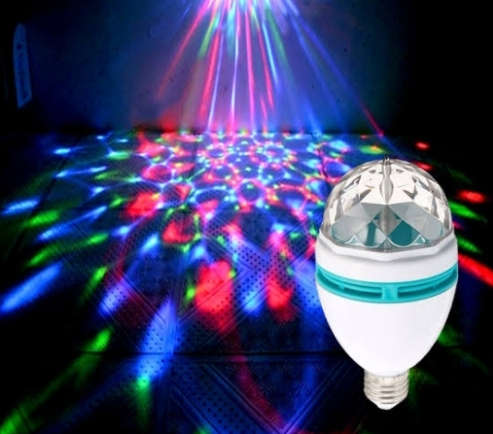BLACK FRIDAY SALE - Full Colors Rotating Disco Party Light