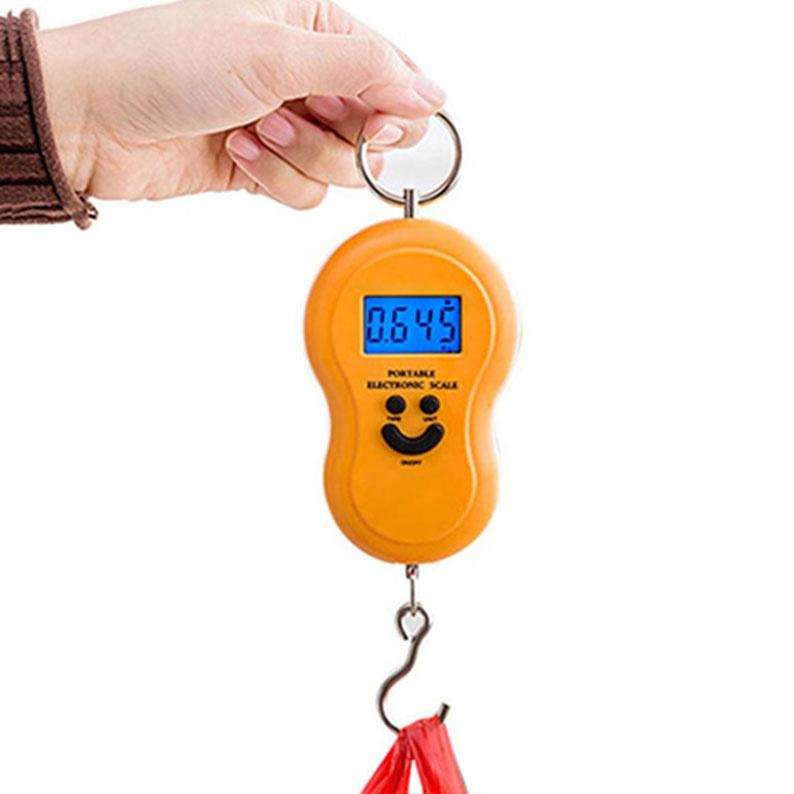 Portable 50kg Electronic Multi-Purpose Luggage Weighing Scale with Batteries