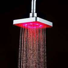 7 in 1 COLOUR CHANGING LED Rainfall Shower Head