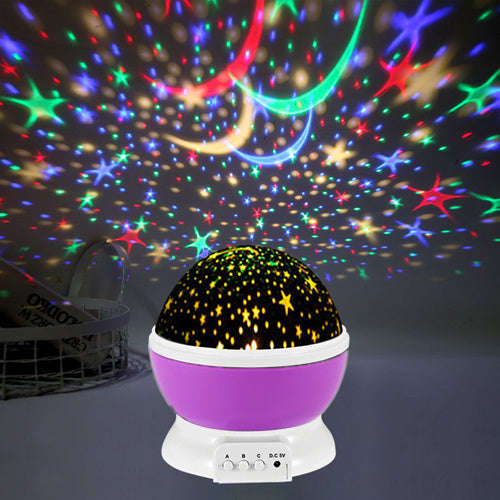 Kids Large Star Master Rotating Projection Lamp - Pink