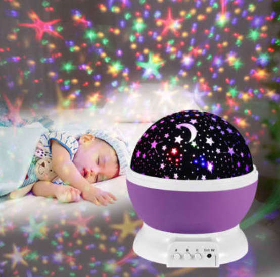 Kids Large Star Master Rotating Projection Lamp - Pink