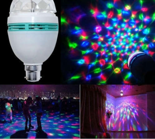 BLACK FRIDAY SALE - Full Colors Rotating Disco Party Light