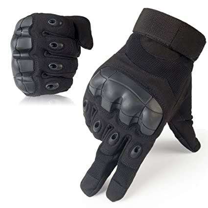 Hard Knuckle Full Finger Gloves