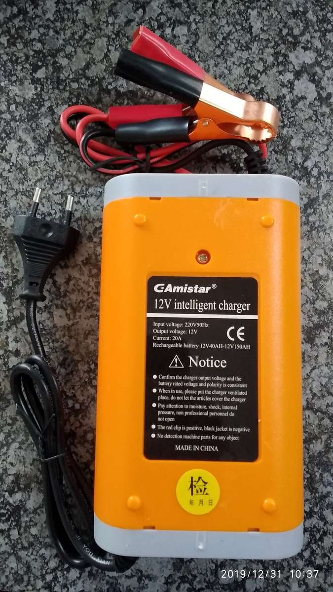 Gamistar 12v 20Amp Intelligent Pulse Battery Charger