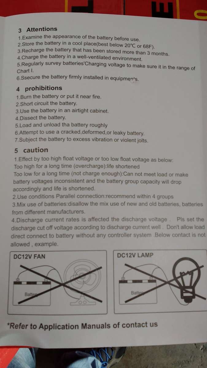 Gamistar 150AH 12v Solar Battery
