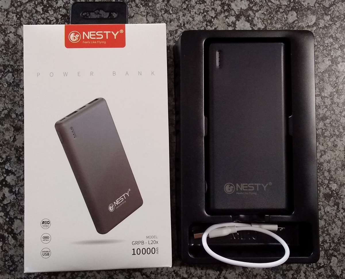 Nesty 10000mah 2.1Amp Dual USB Power Bank