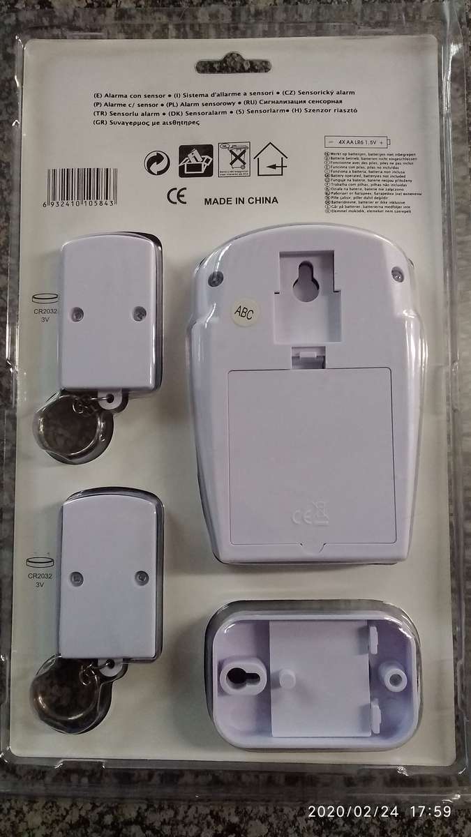 Wireless Movement Sensor Alarm System