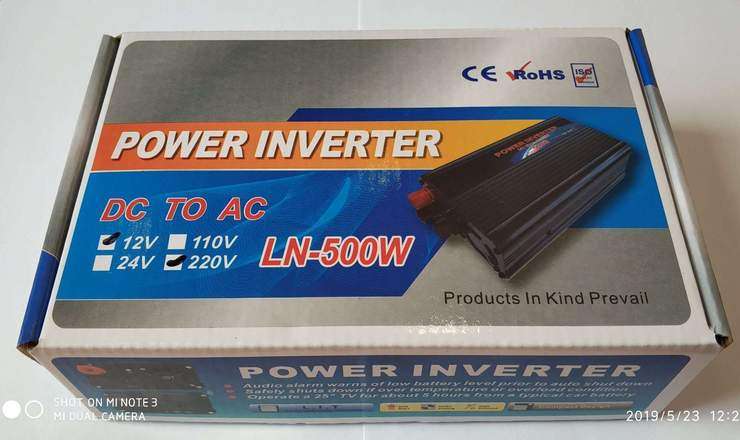 500watt 12v Modified Sine DC to AC Inverter