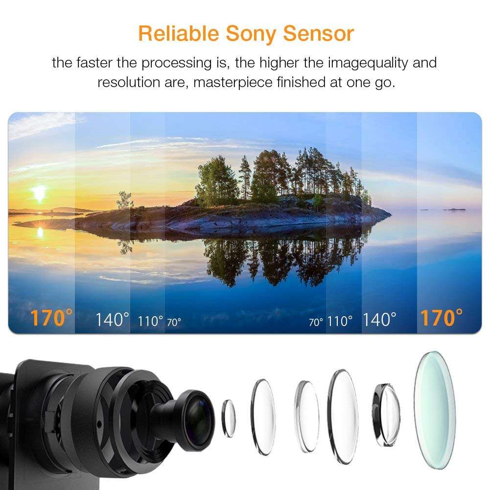 APEMAN 4K 20MP Waterproof Action Camera A80