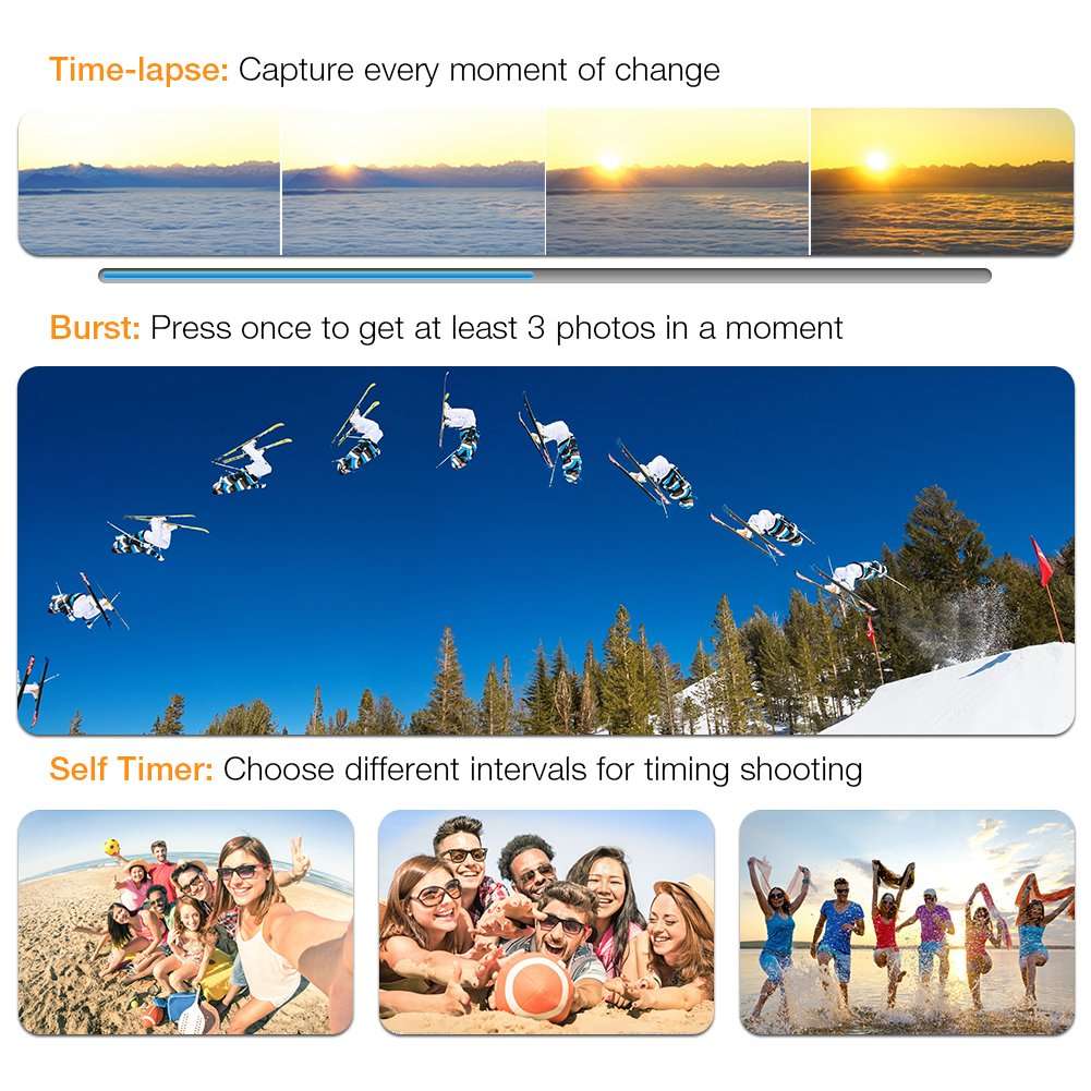 APEMAN 4K 20MP Waterproof Action Camera A80