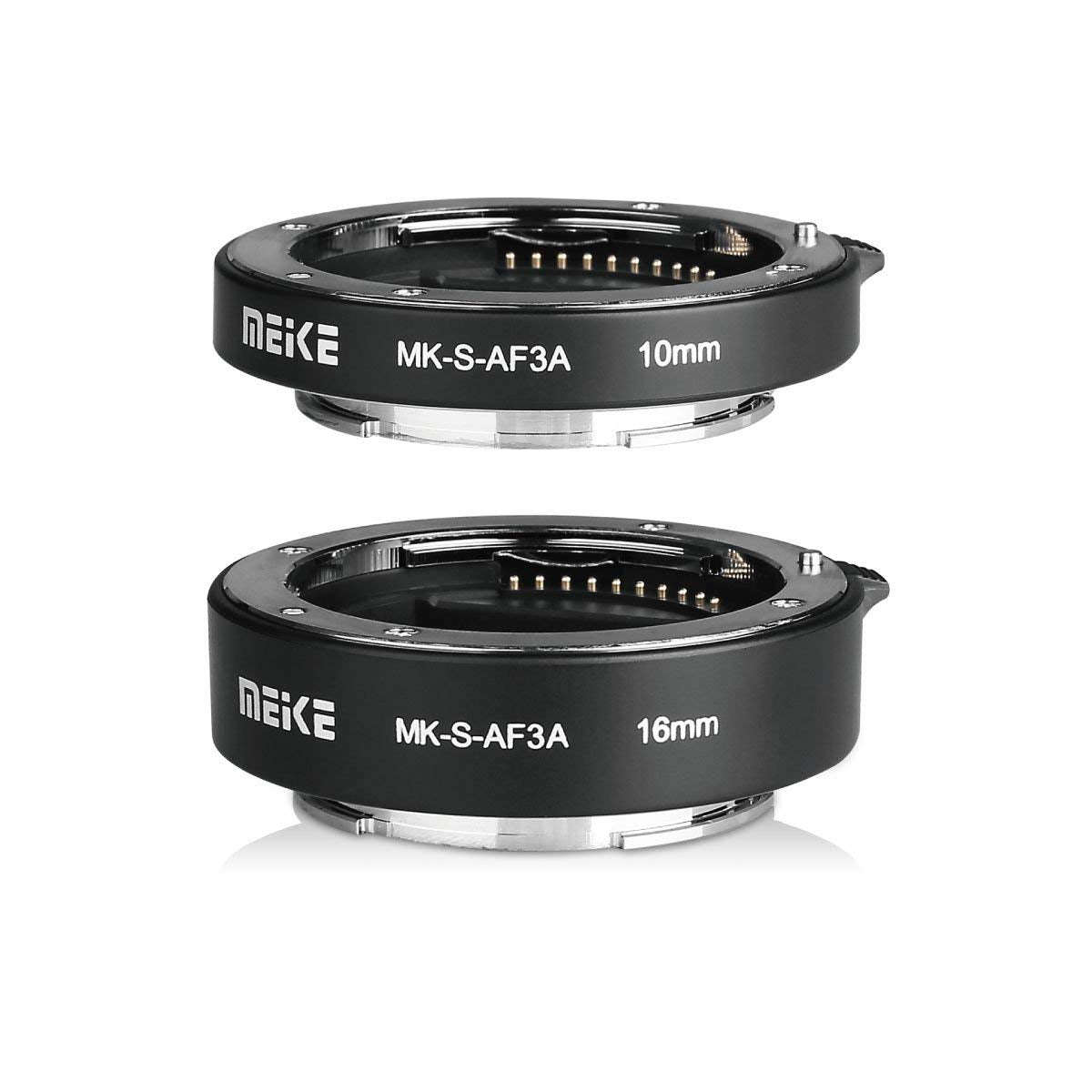 Meike MK-S-AF3-A Metal Auto Focus Macro Extension Tube for Sony NEX DSLR 10mm 16mm E-Mount
