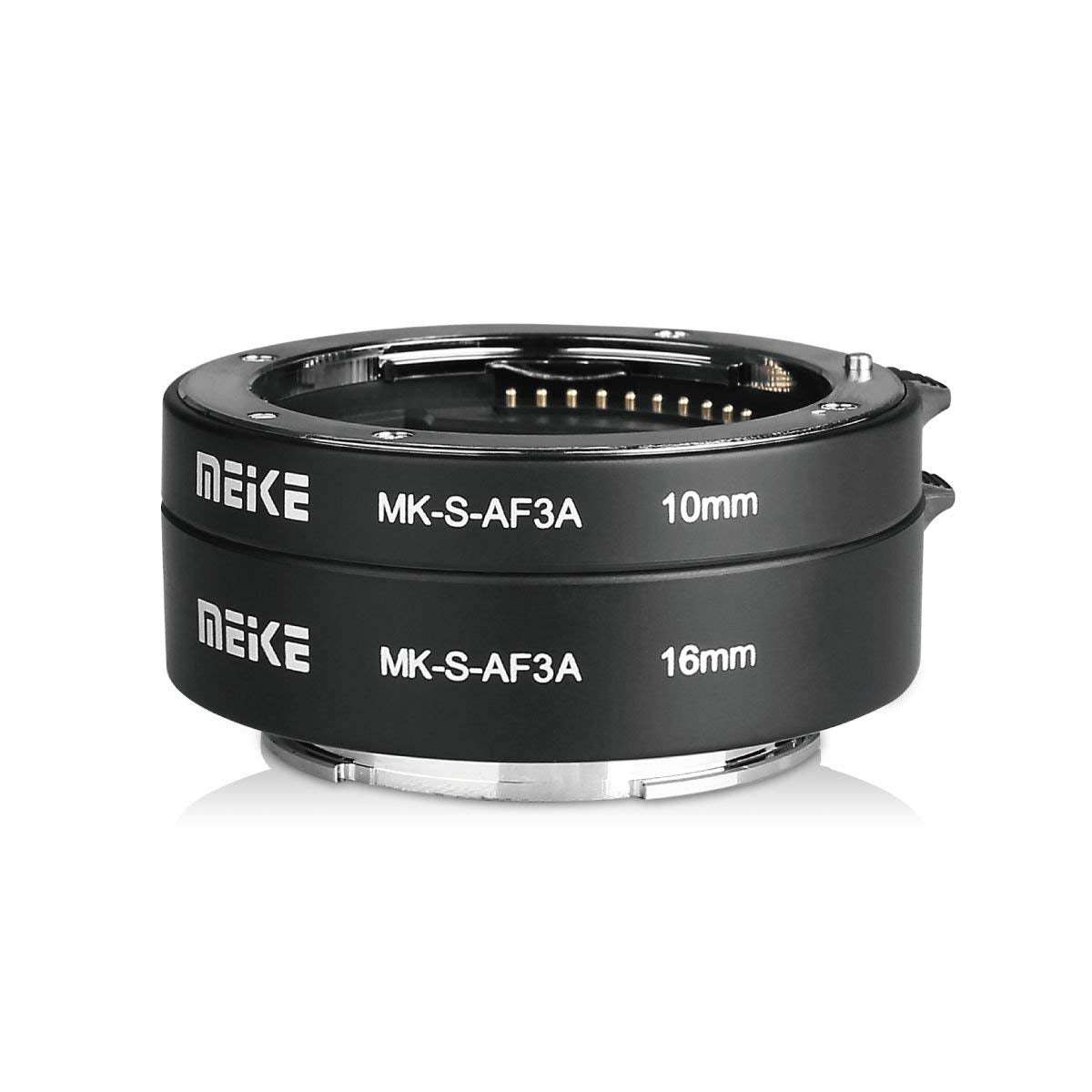 Meike MK-S-AF3-A Metal Auto Focus Macro Extension Tube for Sony NEX DSLR 10mm 16mm E-Mount