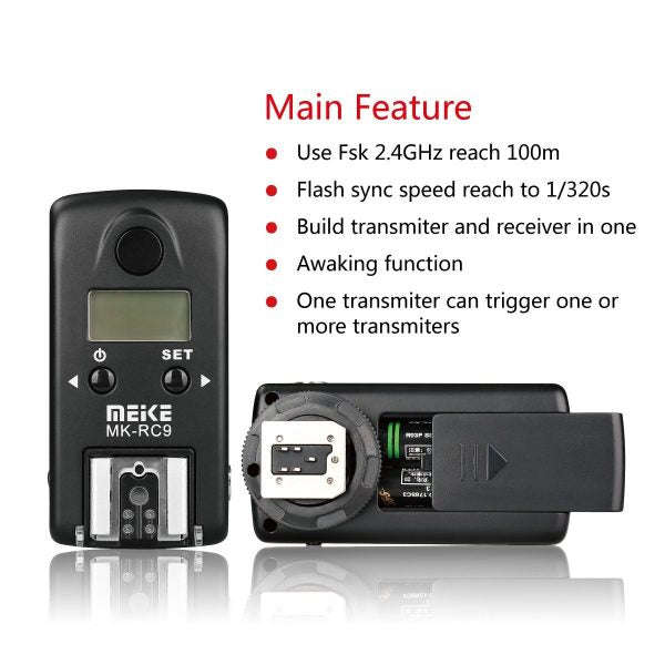 Meike MK-RC9 Wireless Flash Trigger for Canon C1