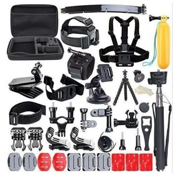 Optodio 50-in-1 Ultimate GoPro Accessories Set for GoPro Hero 10/9/8/7/6/5/4/3+/3