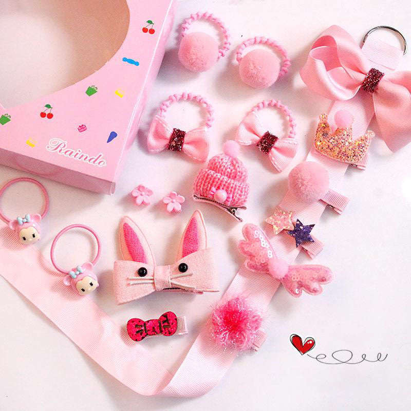 Children's Hair Clip Gift Set - Pink1