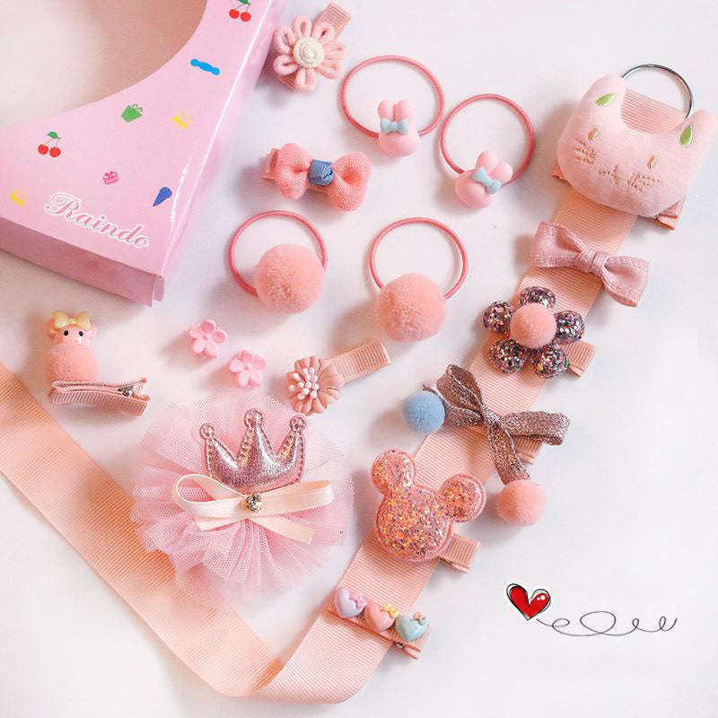 Children's Hair Clip Gift Set - Pink3