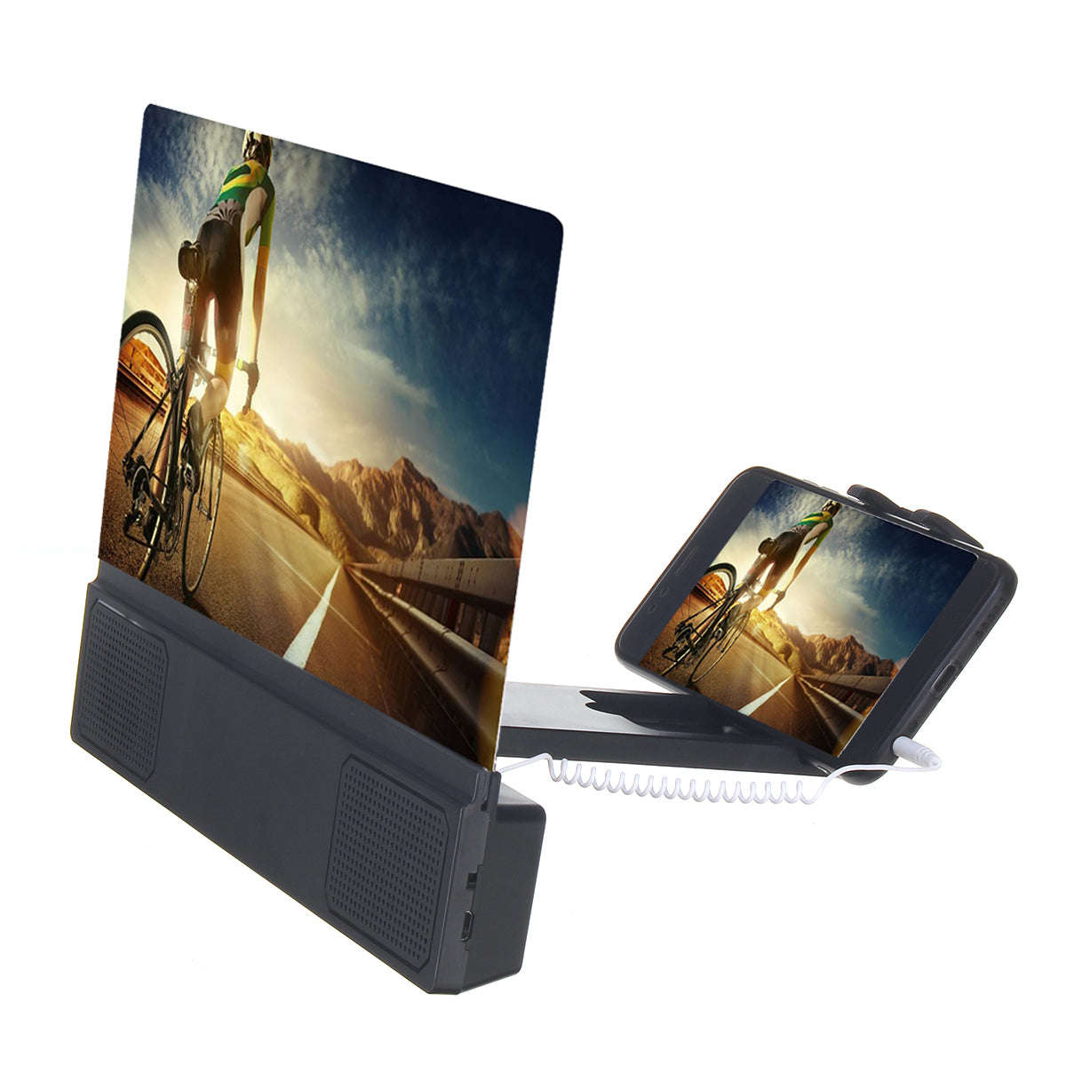 12" 3D HD Phone Screen Magnifier Video Amplifier