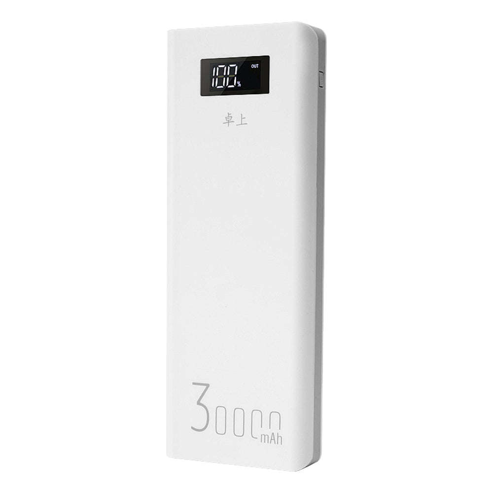 Bakeey 30000mAh Portable Fast Charging LED Lighting Power Bank - Grey