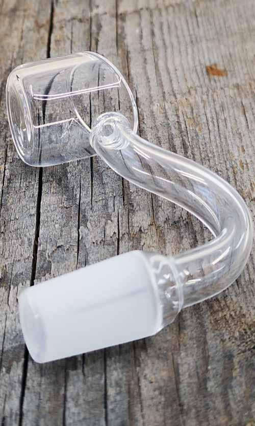 NA015 QUARTZ BANGER NAIL for DABBING - 14 mm smooth joint / Clear / Glass