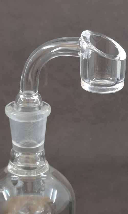 NA015 QUARTZ BANGER NAIL for DABBING - 14 mm smooth joint / Clear / Glass