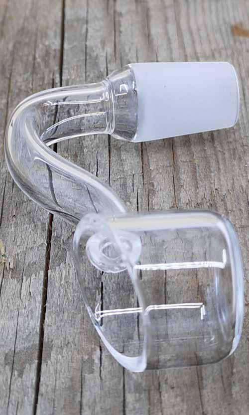 NA015 QUARTZ BANGER NAIL for DABBING - 14 mm smooth joint / Clear / Glass