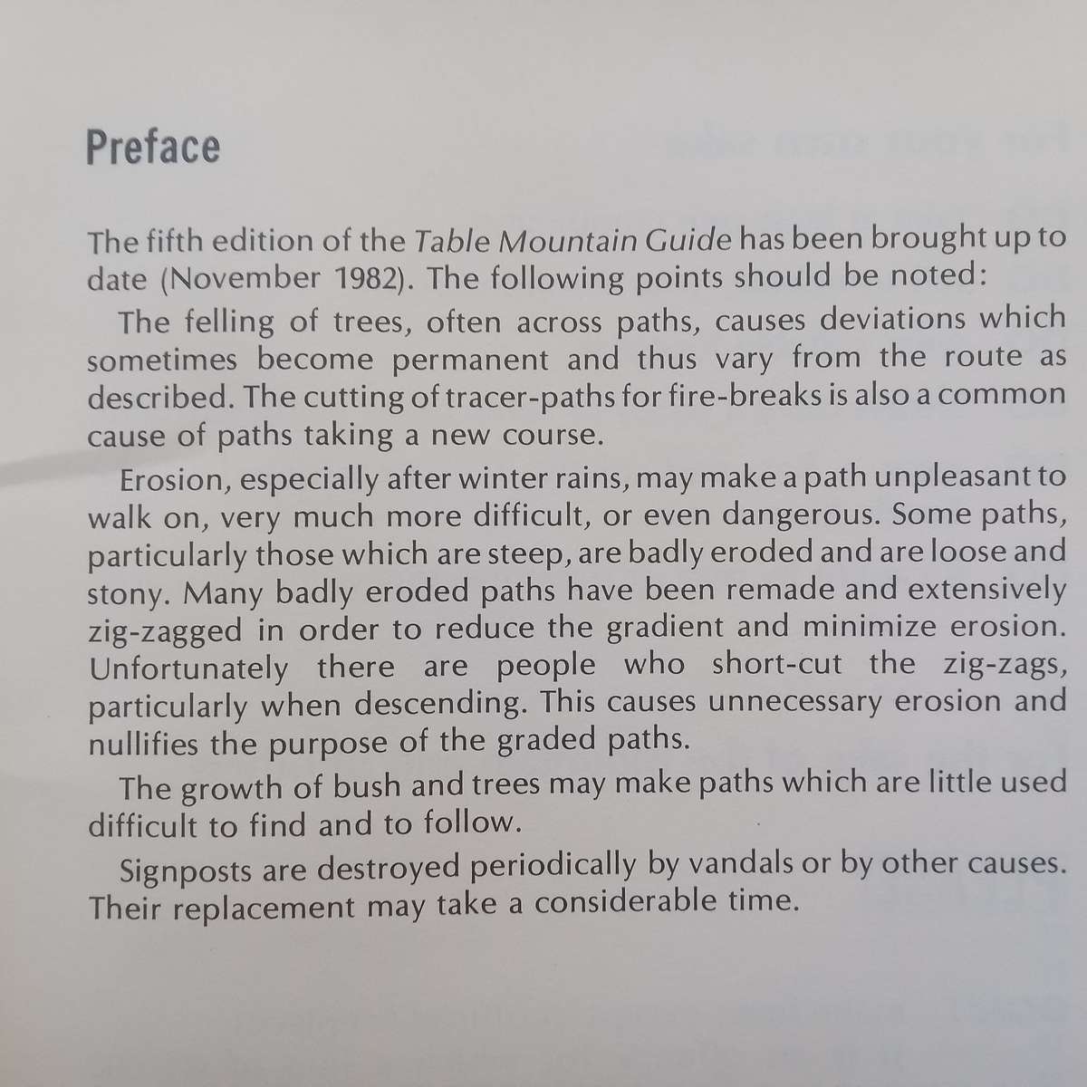 Table Mountain Guide (5th Ed.)