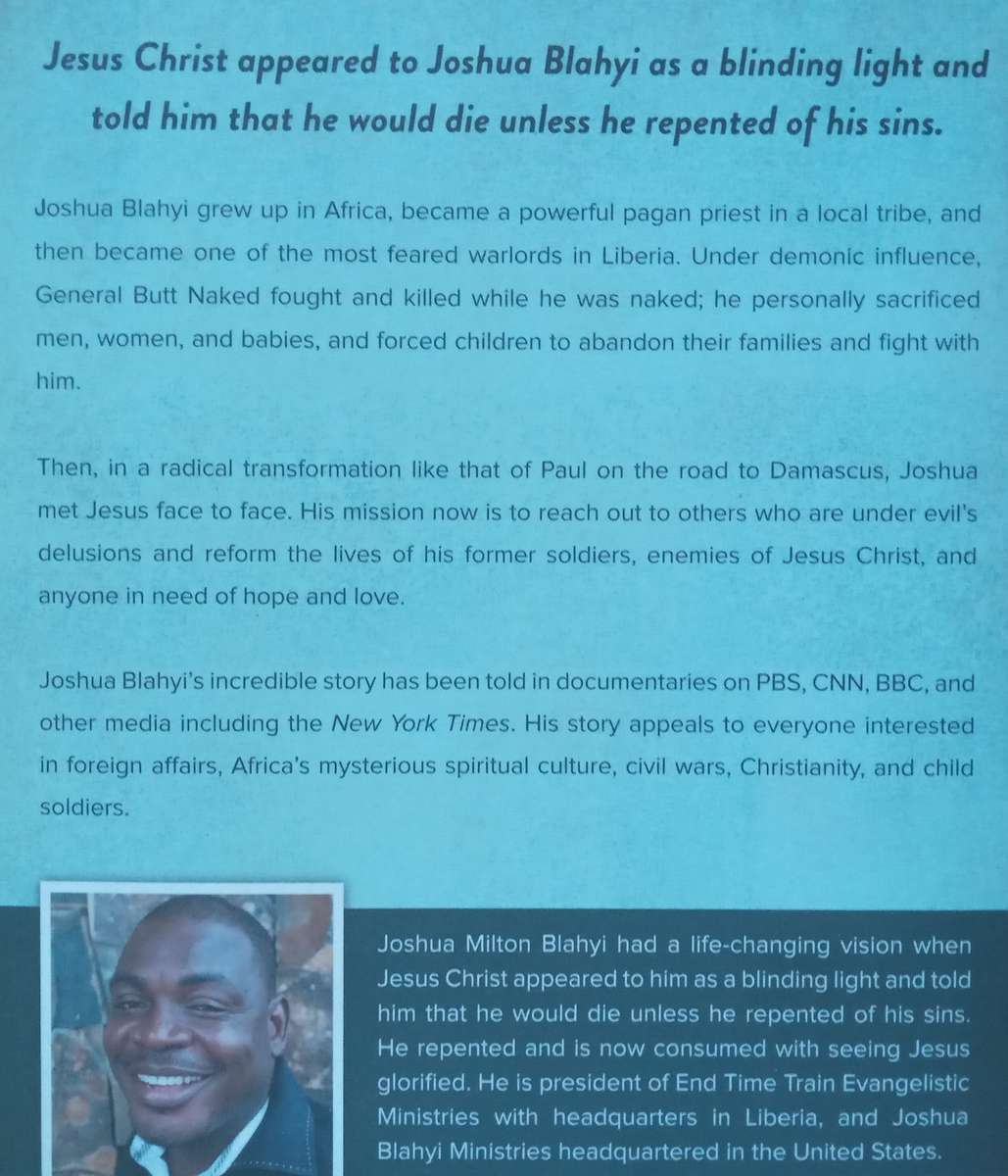 The Redemption of an African Warlord: The Joshua Blahyi Story | Joshua Blahyi