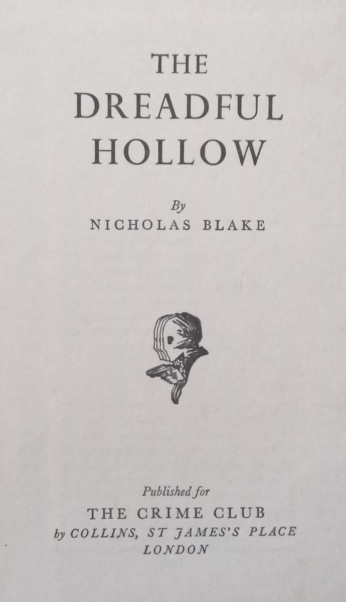 The Dreadful Hollow | Nicholas Blake