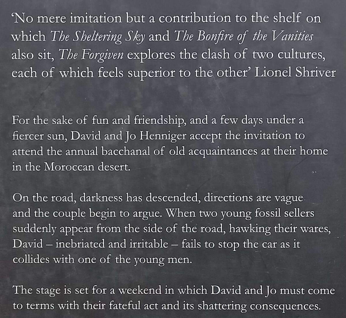 The Forgiven (Proof Copy) | Lawrence Osborne