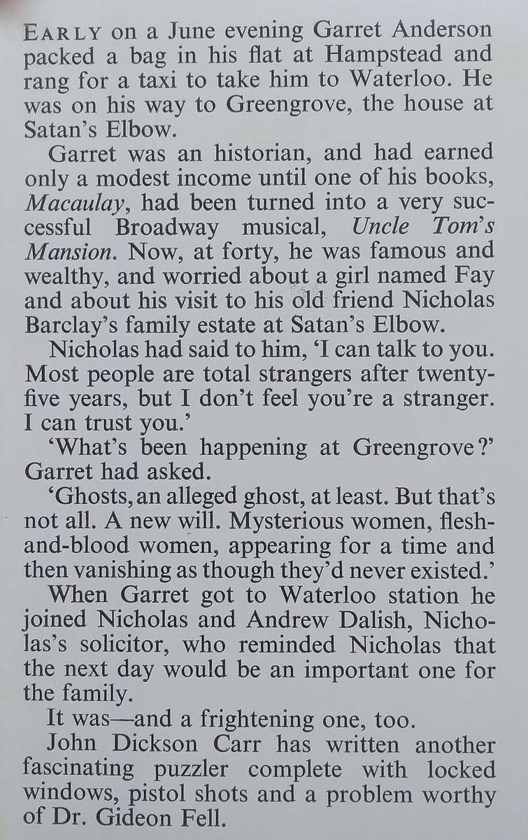 The House at Satans Elbow (First Edition, 1965) | John Dickson Carr
