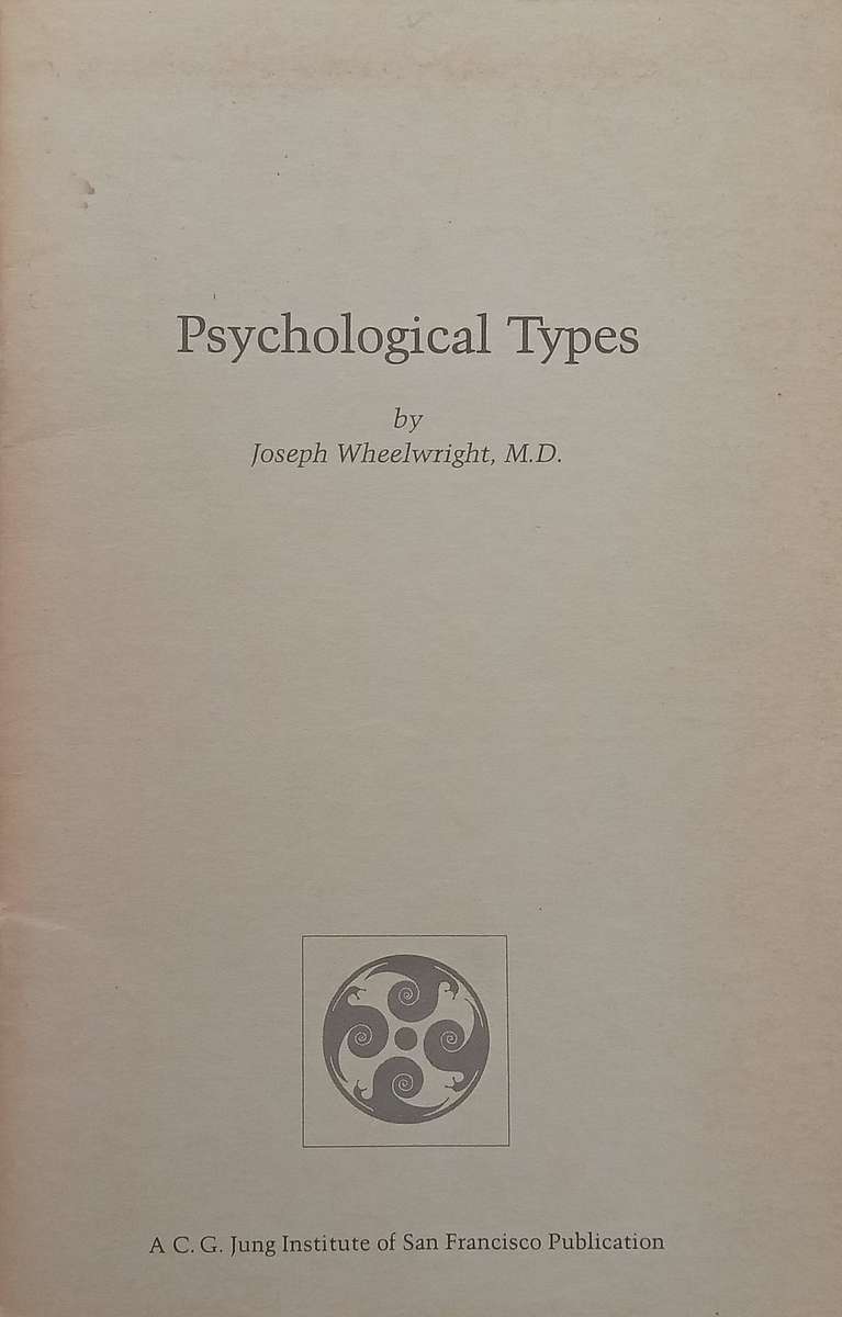 Psychological Types | Joseph Wheelwright