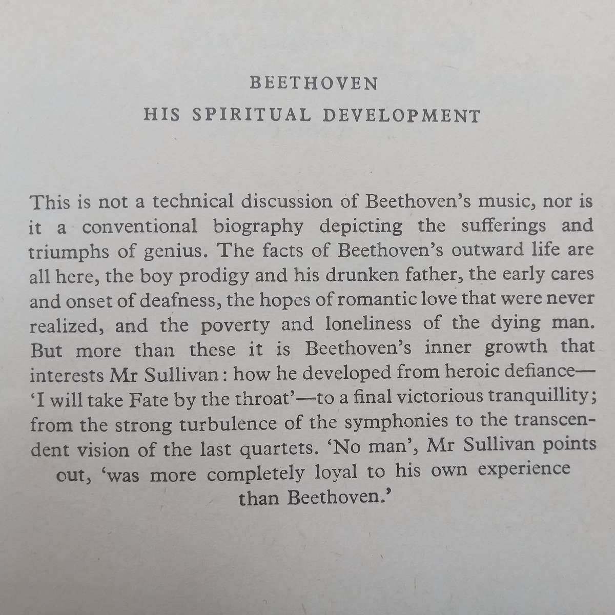 Beethoven: His Spiritual Development | J. W. N. Sullivan