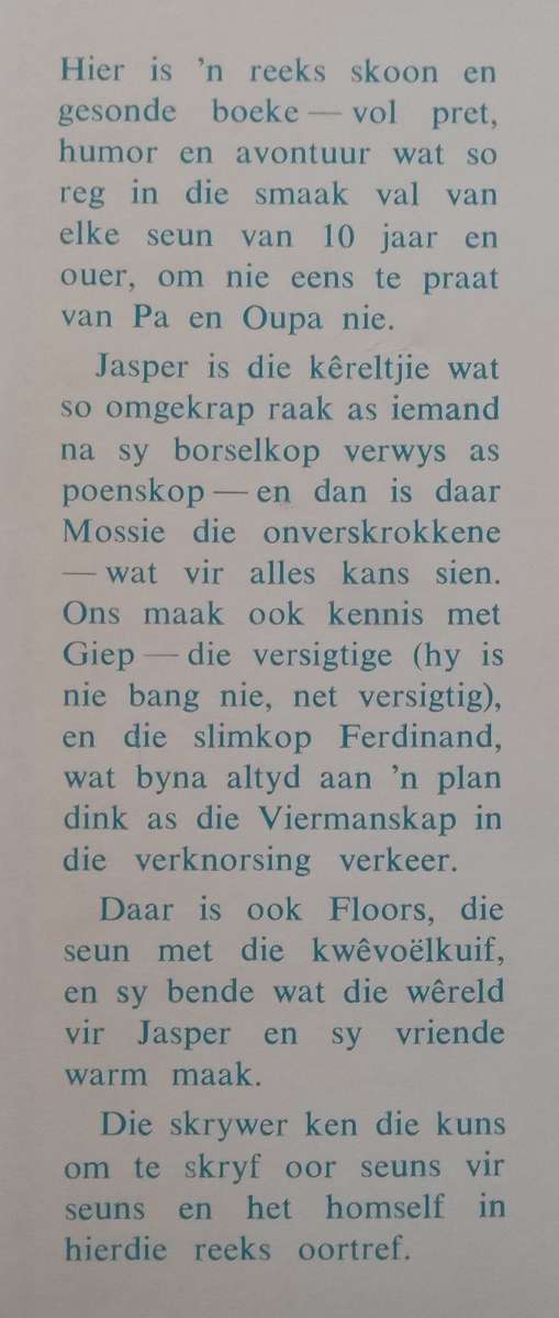 Jasper die Speurder (Afrikaans) | C. F. Beyers-Boshoff