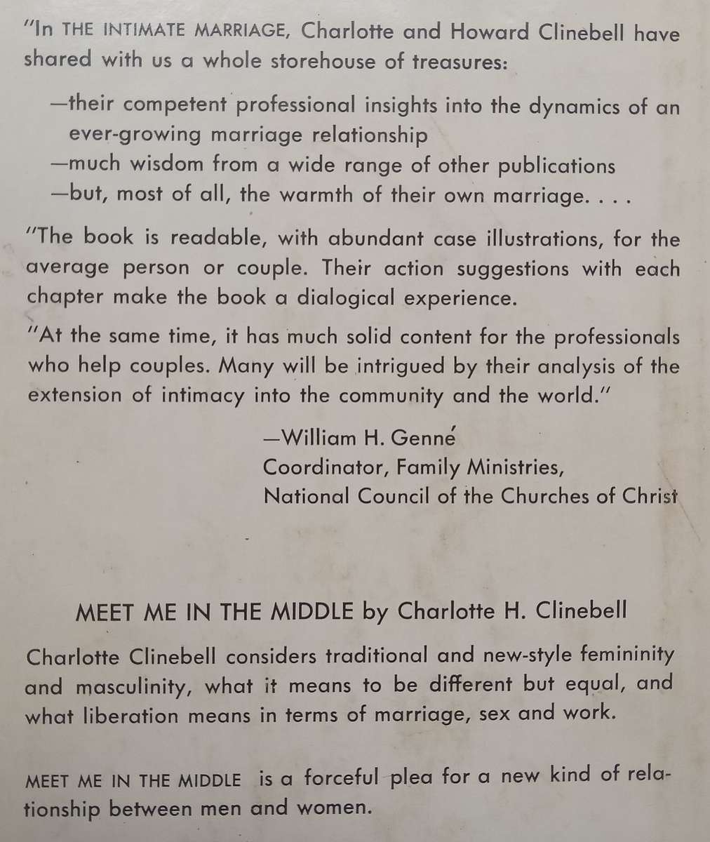 The Intimate Marriage | Howard J. Clinebell &amp; Charlotte H. Clinebell