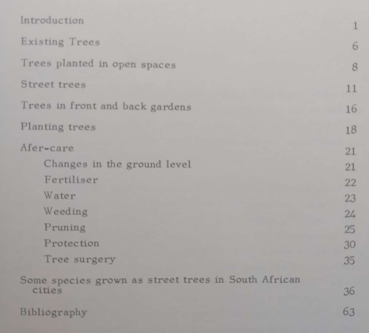 Trees in Urban Areas (Pamphlet No. 108) | J. Vosloo Jordaan